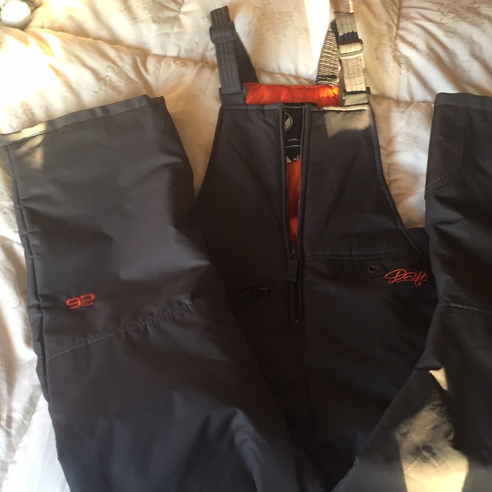 Youth large snow bib overalls